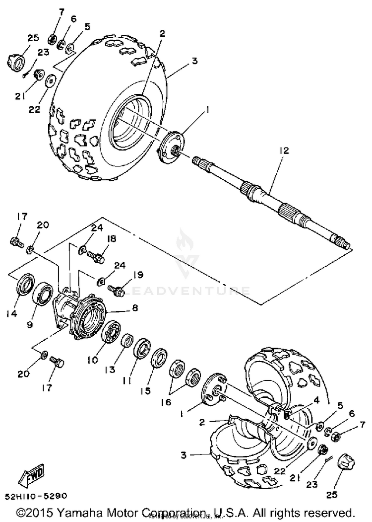 Rear Wheel Schematic