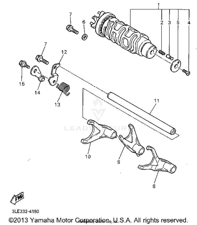 Shift Cam Shift Fork Schematic