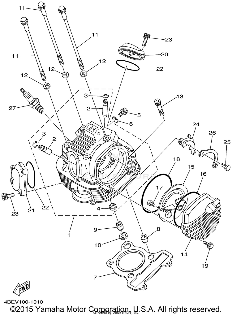 Cylinder Head Schematic