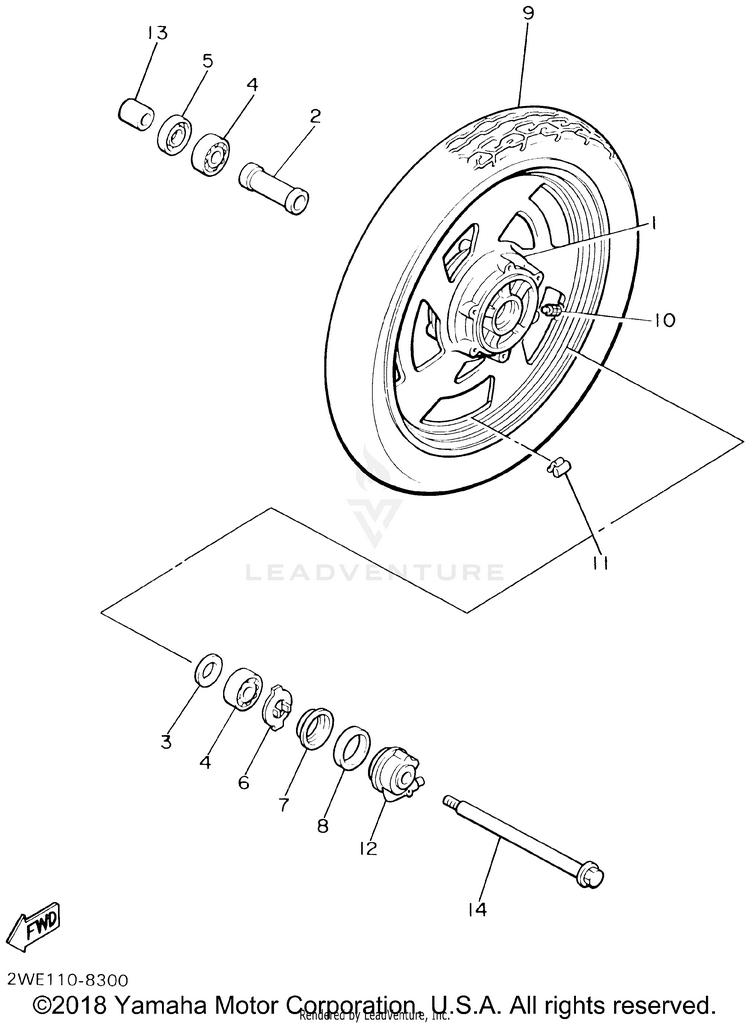 Front Wheel Schematic