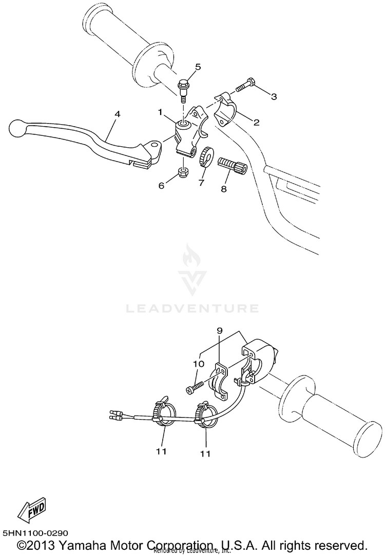 Handle Switch Lever Schematic
