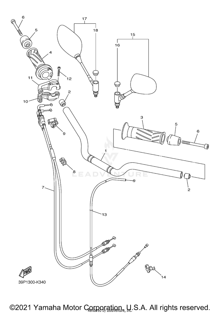 Steering Handle Cable Schematic