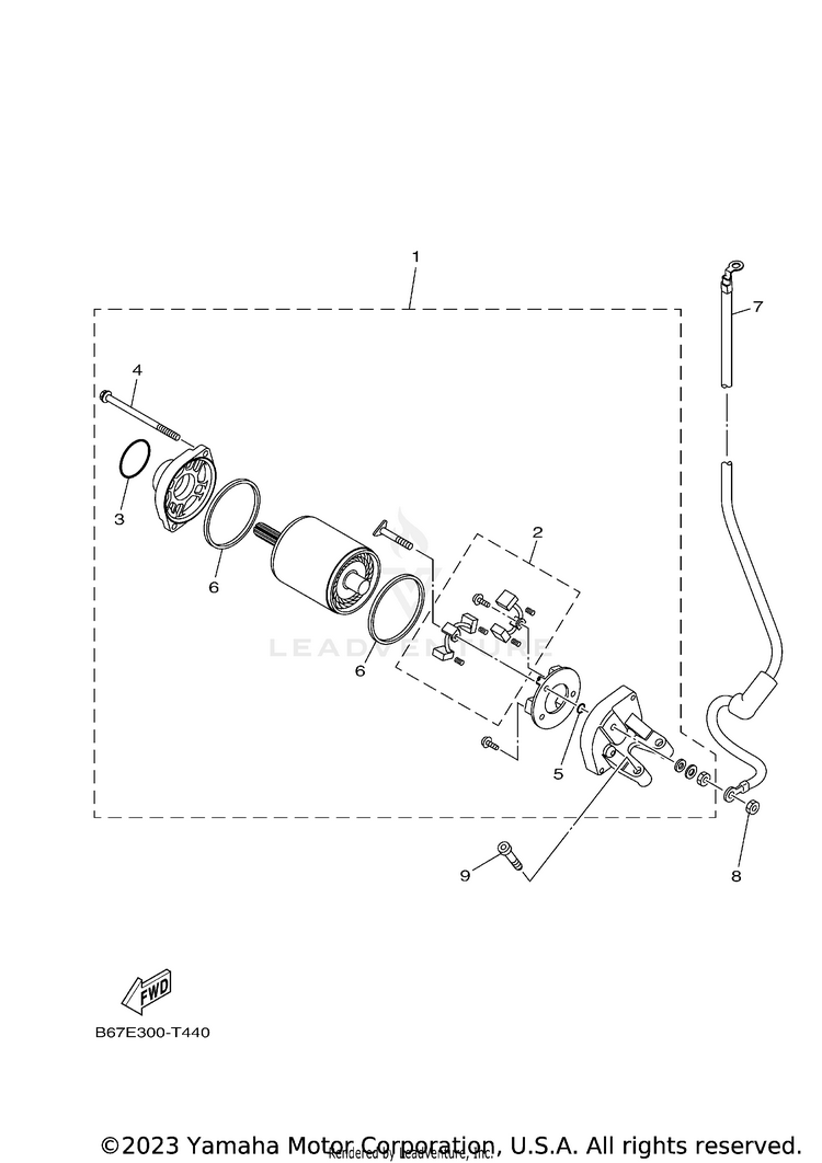 Starting Motor MT10 - MT10KCB - 2019 Schematic
