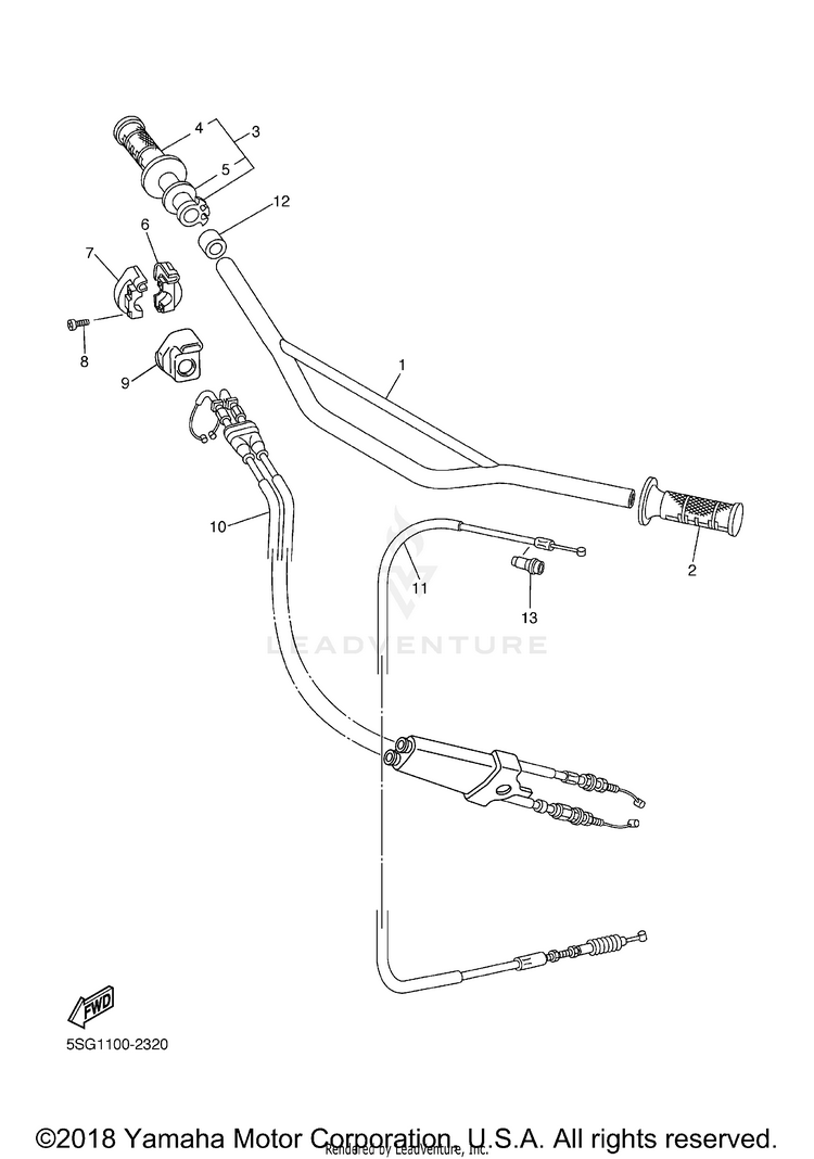 Steering Handle Cable Schematic