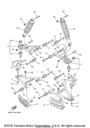 Front Suspension Wheel Schematic