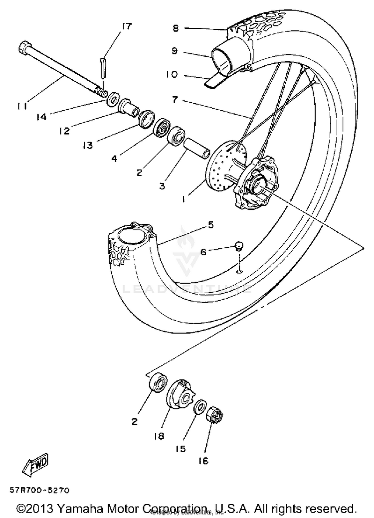 Front Wheel Schematic