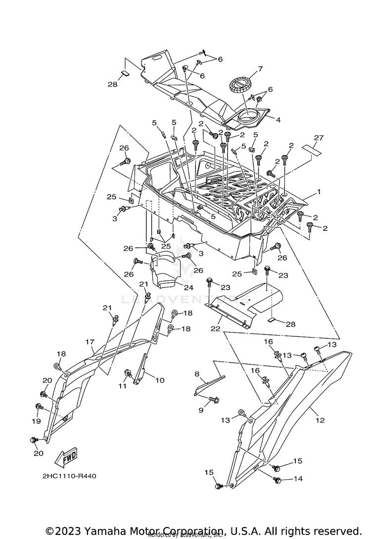 Carrier YXZ1000R EPS SS SE - YXZ10YESJL - 2018 Schematic