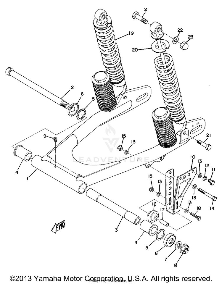 Rear Arm - Rear Cushion Schematic