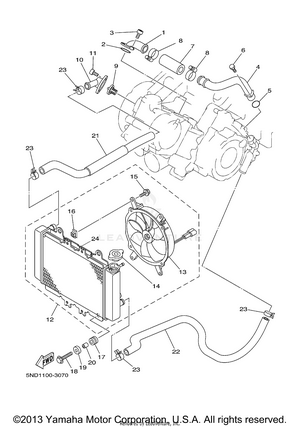 Radiator Hose Schematic