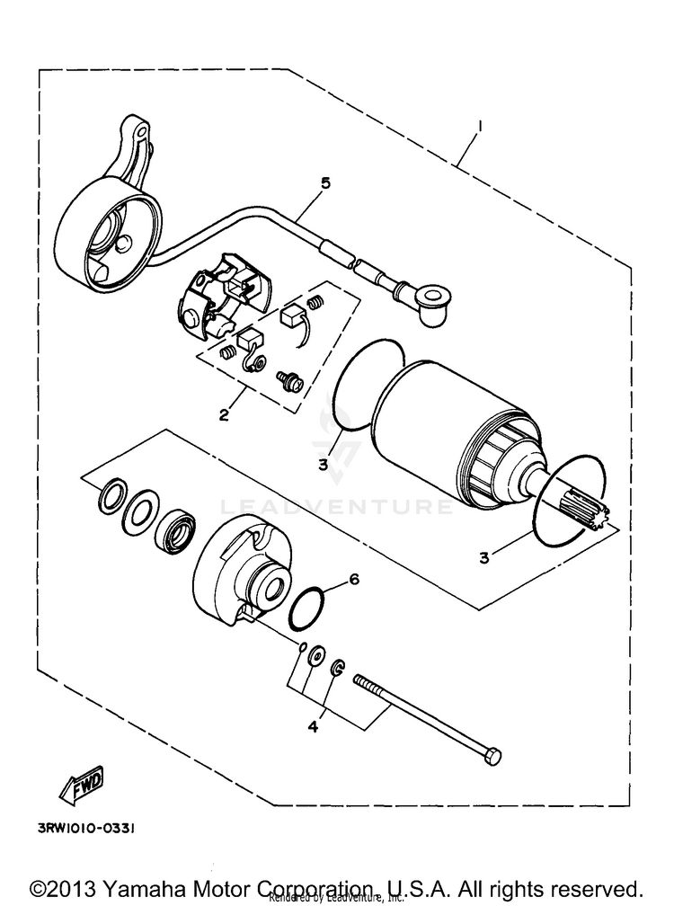 Starting Motor Schematic