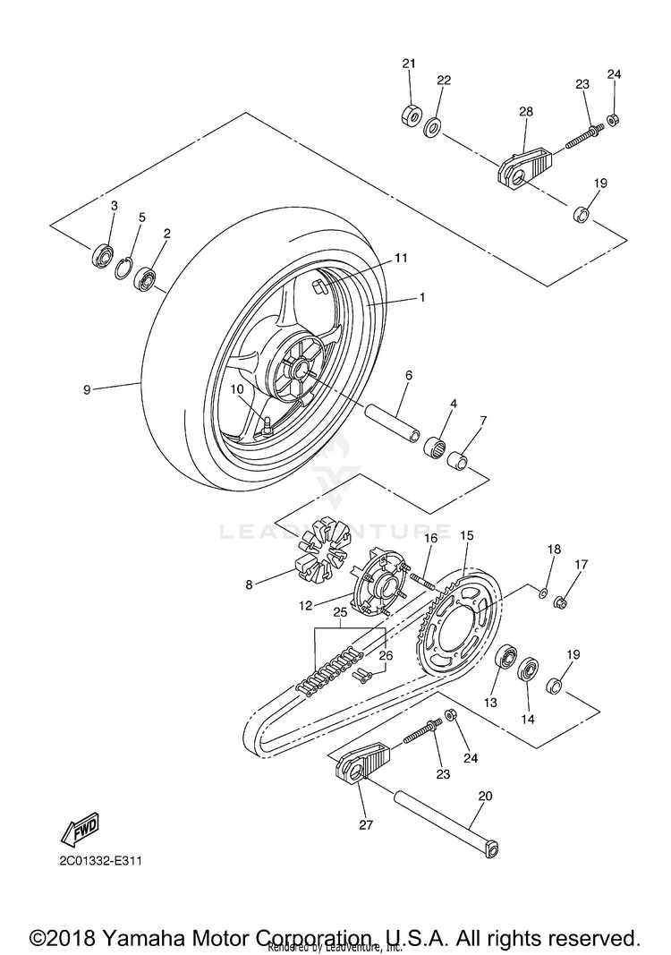 Rear Wheel Schematic