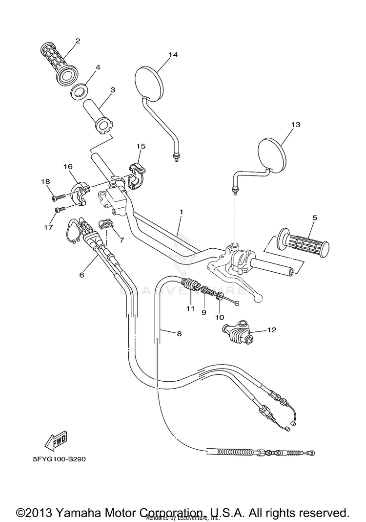 Steering Handle Cable Schematic