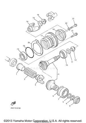 Middle Drive Gear Schematic