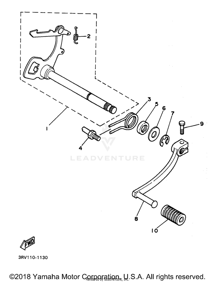 Shift Shaft Schematic