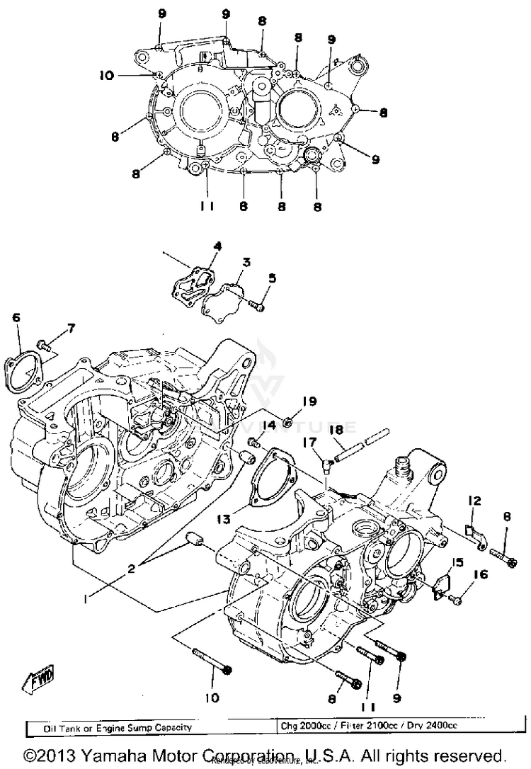 Crankcase Schematic