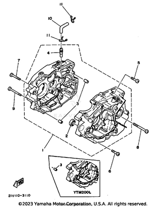 Crankcase Schematic