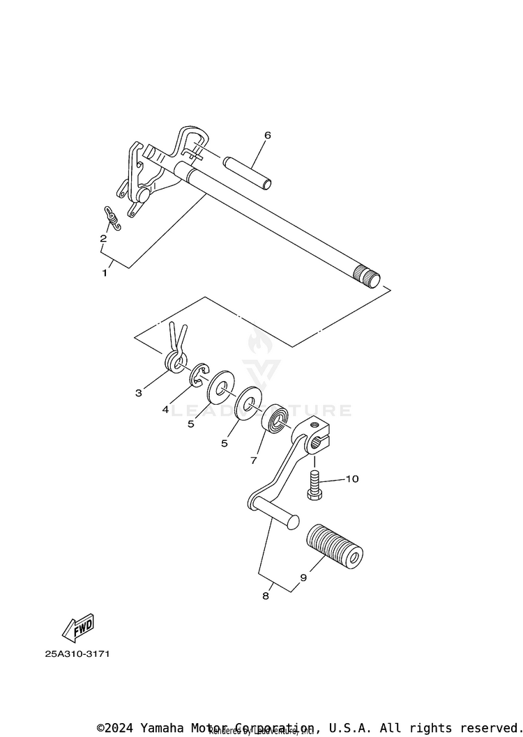 Shift Shaft Schematic
