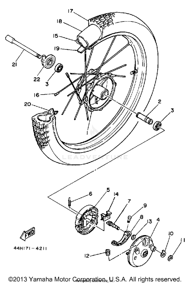 Front Wheel Schematic