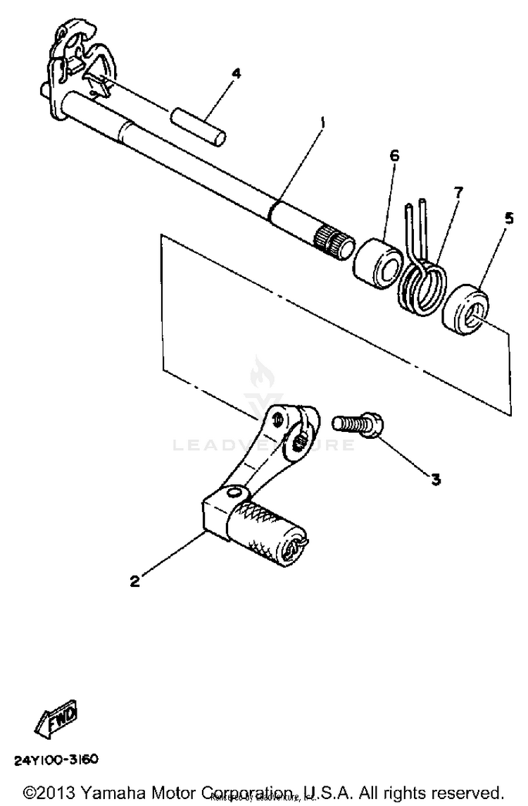 Shift Shaft Schematic