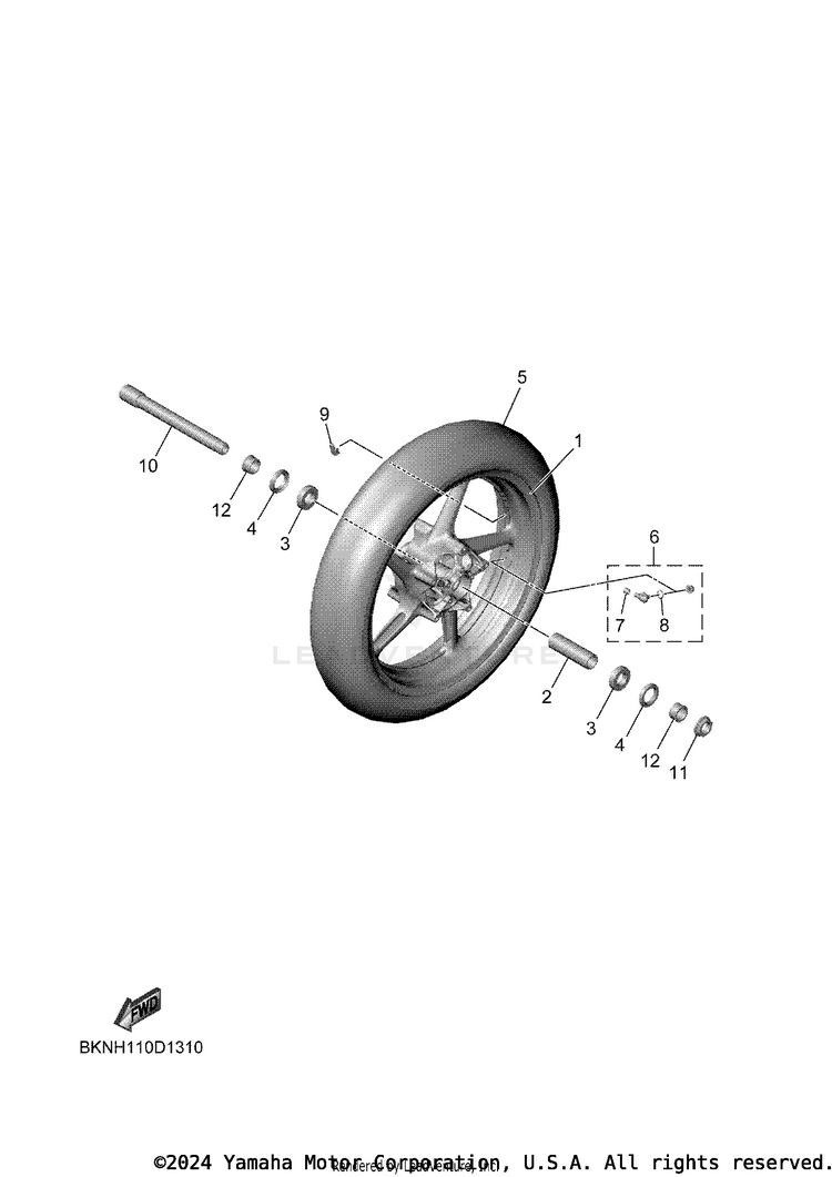 Front Wheel Schematic