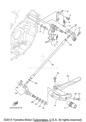 Shift Shaft Schematic