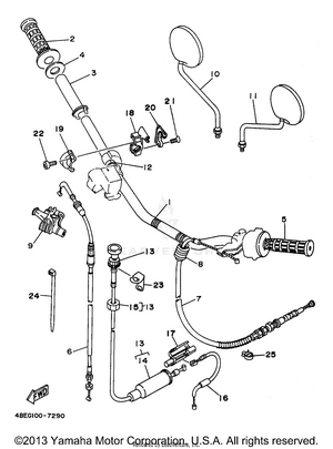 Steering Handle Cable Schematic