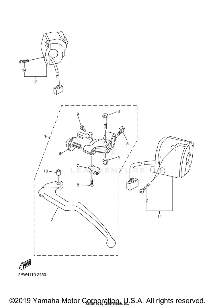 Handle Switch Lever Schematic