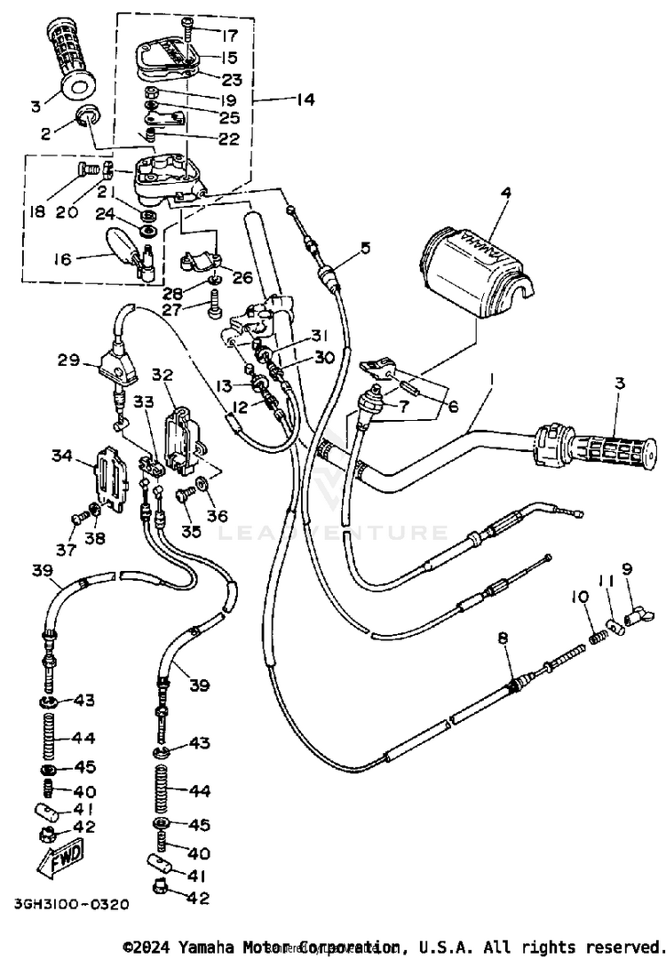 Handlebar-Cable Schematic