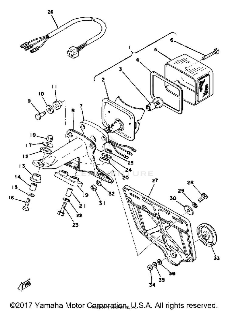 Tail Lamp Schematic