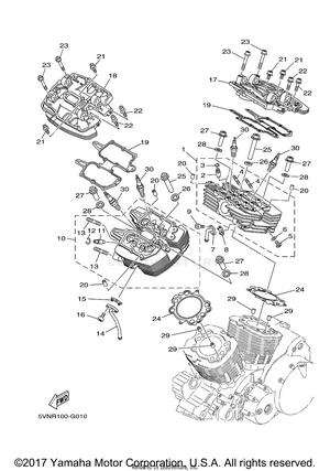 Cylinder Head Schematic