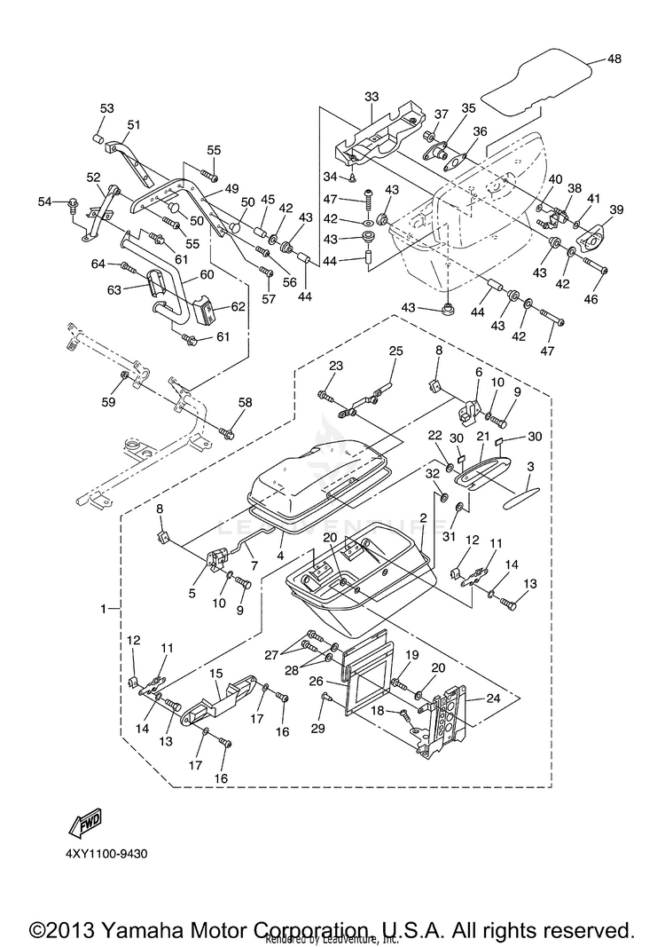 Saddlebag 1 VENTURE MM LIMITED EDITION (CA Ed.) - XVZ13TFSMC - 2000 Schematic
