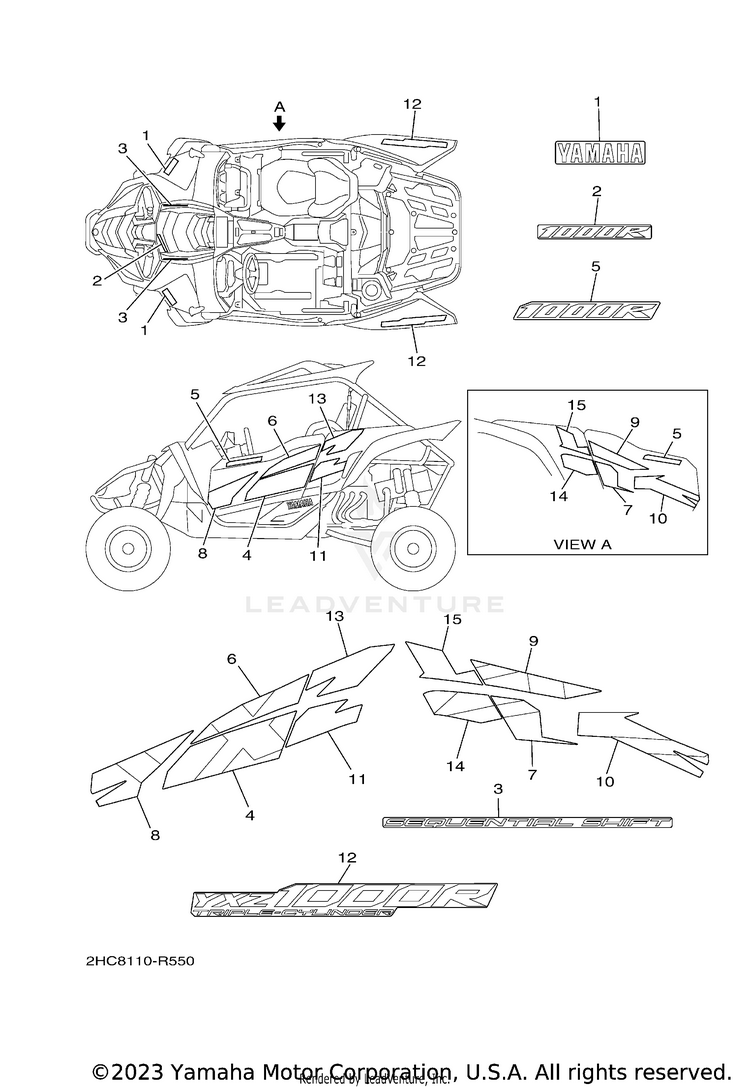Graphics YXZ1000 EPS SPECIAL - YXZ10YPSGS - 2016 Schematic