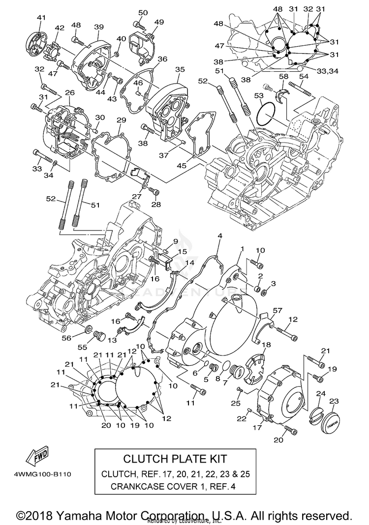 Crankcase Cover 1 Schematic
