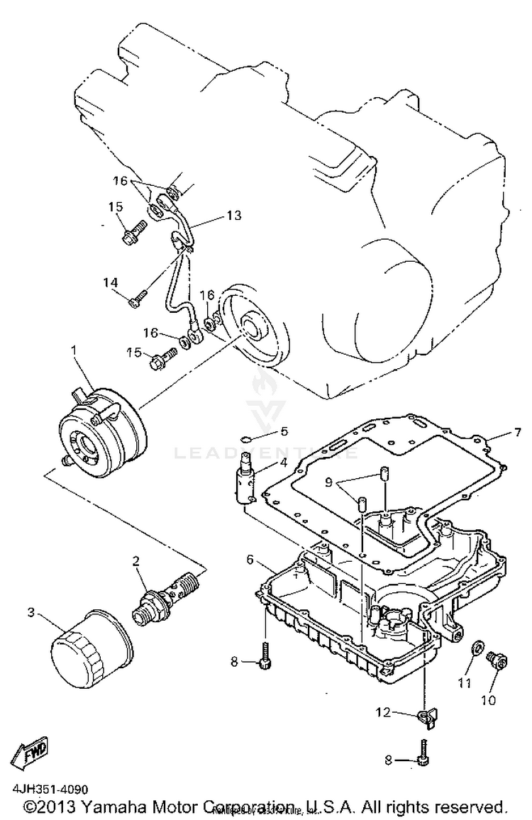 Oil Cooler Schematic