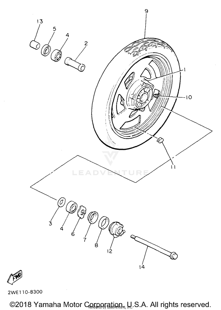 Front Wheel Schematic