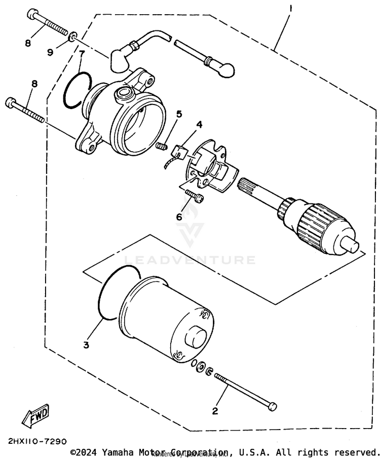 Starting Motor Schematic