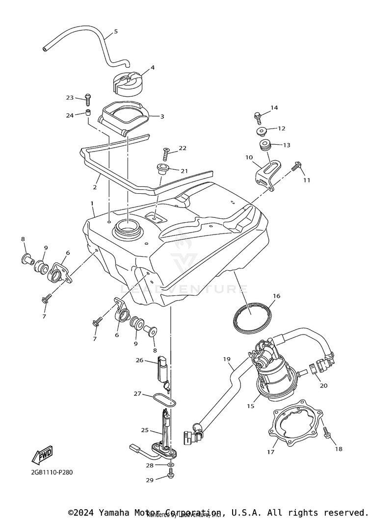 Fuel Tank Schematic