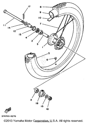 Front Wheel Schematic