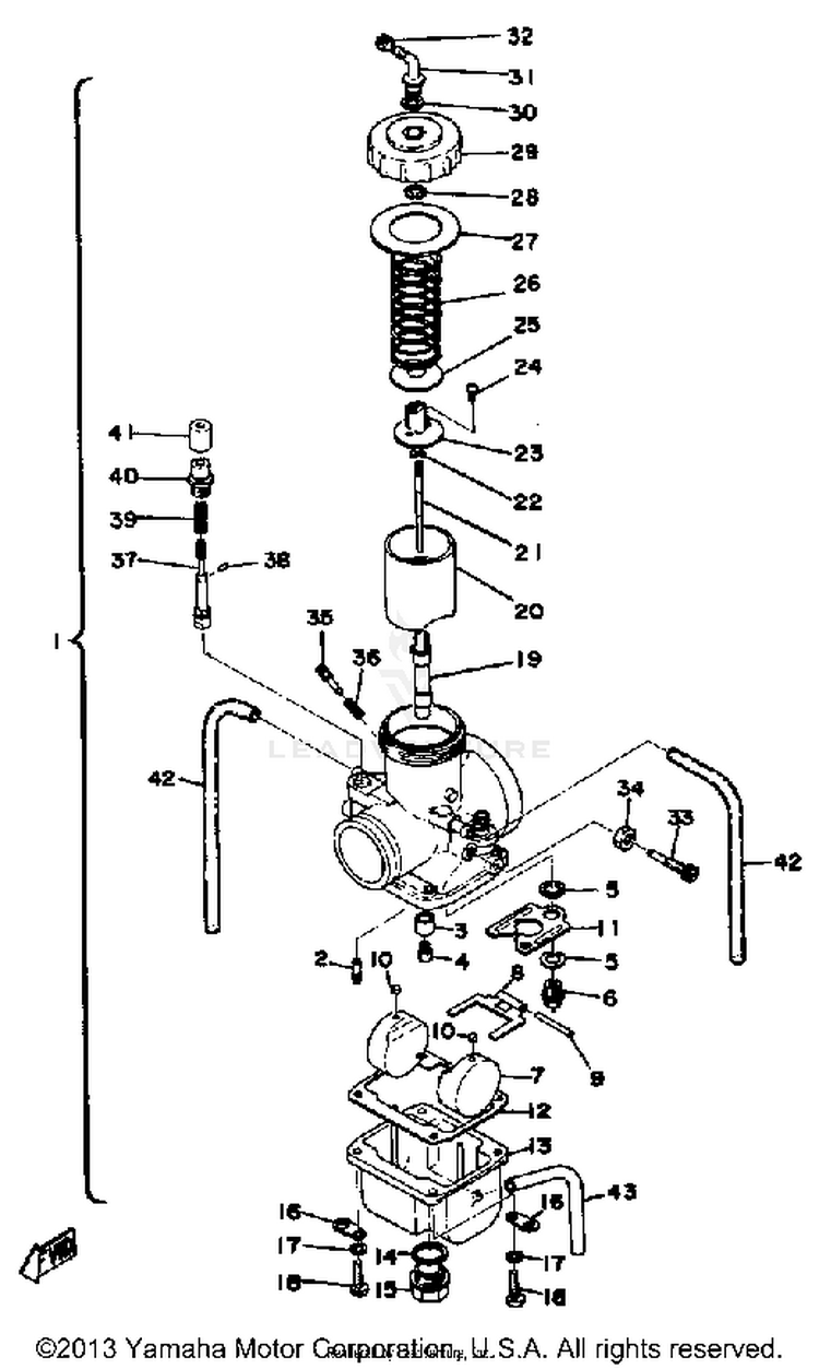 Carburetor Yz400c Schematic