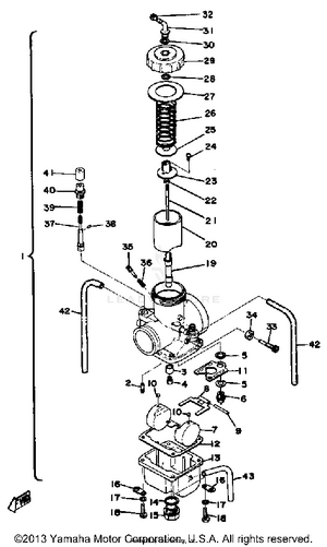 Carburetor Yz400c Schematic