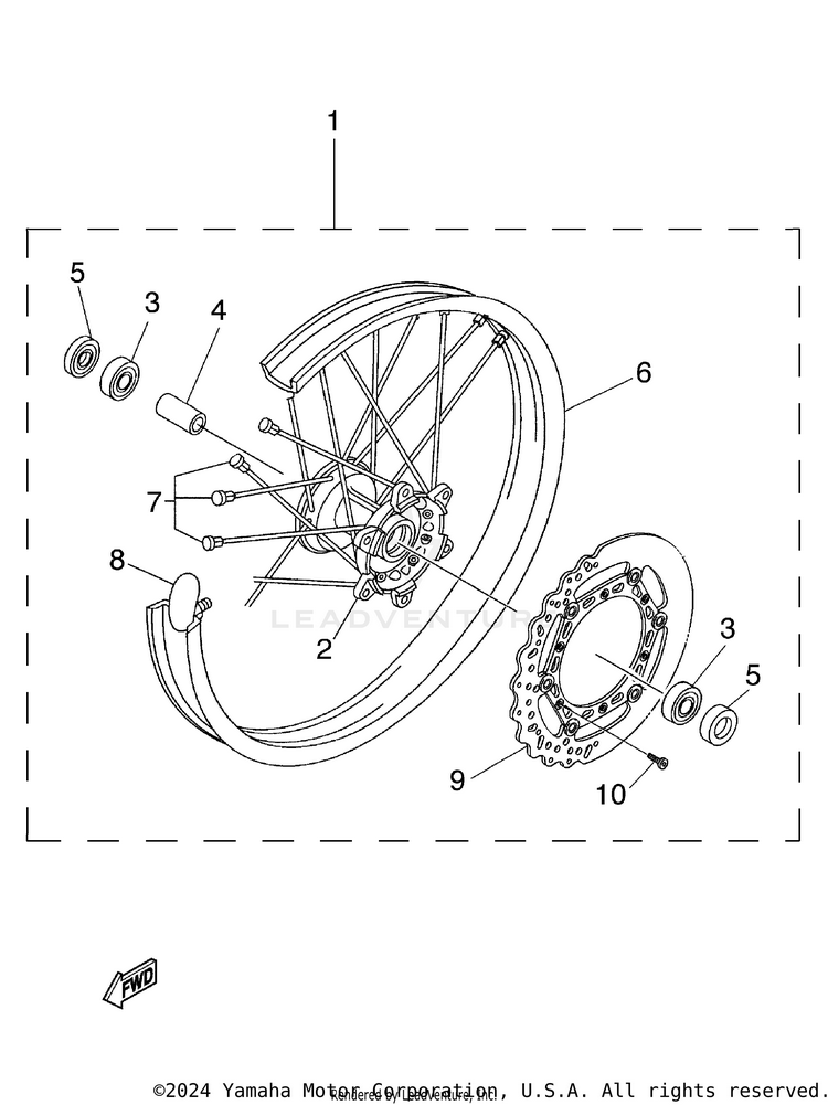 Front Wheel Kit Schematic