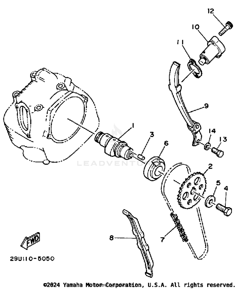 Camshaft-Chain Schematic