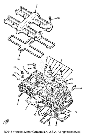 Cylinder Head Schematic