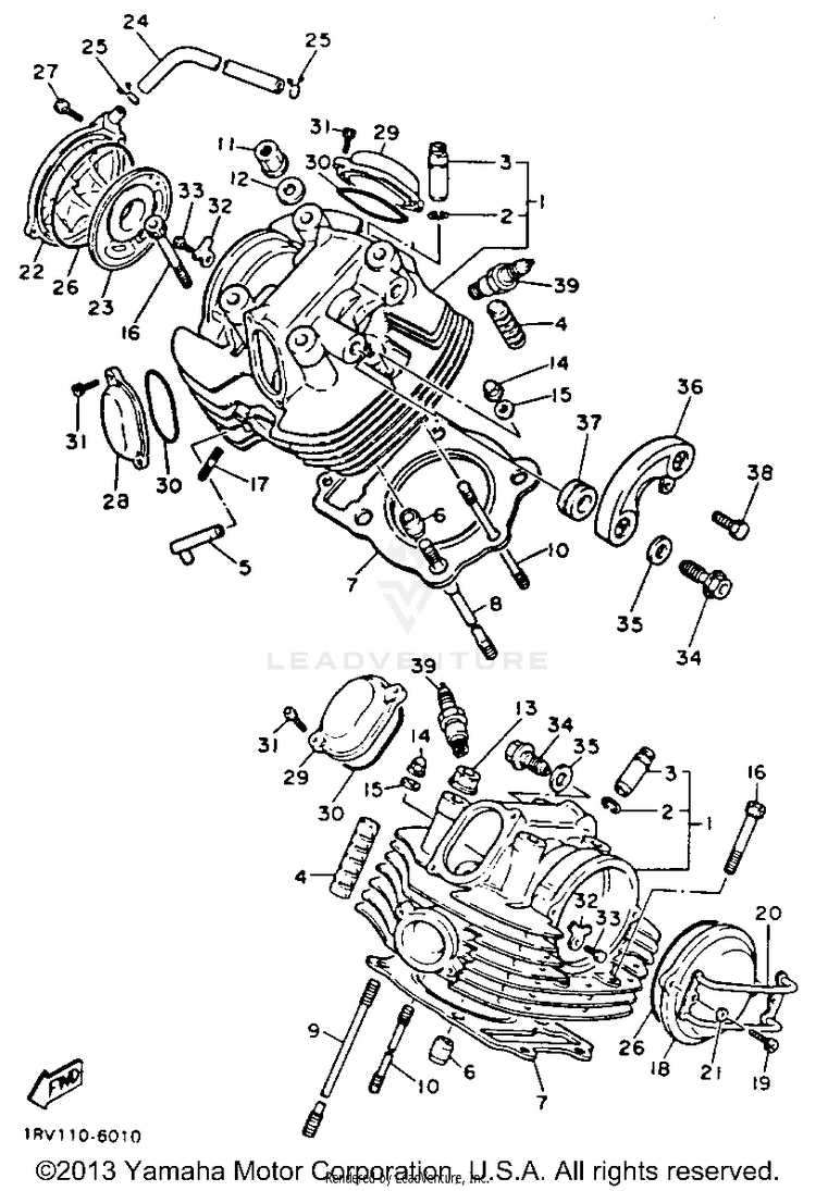 Clyinder Head Schematic