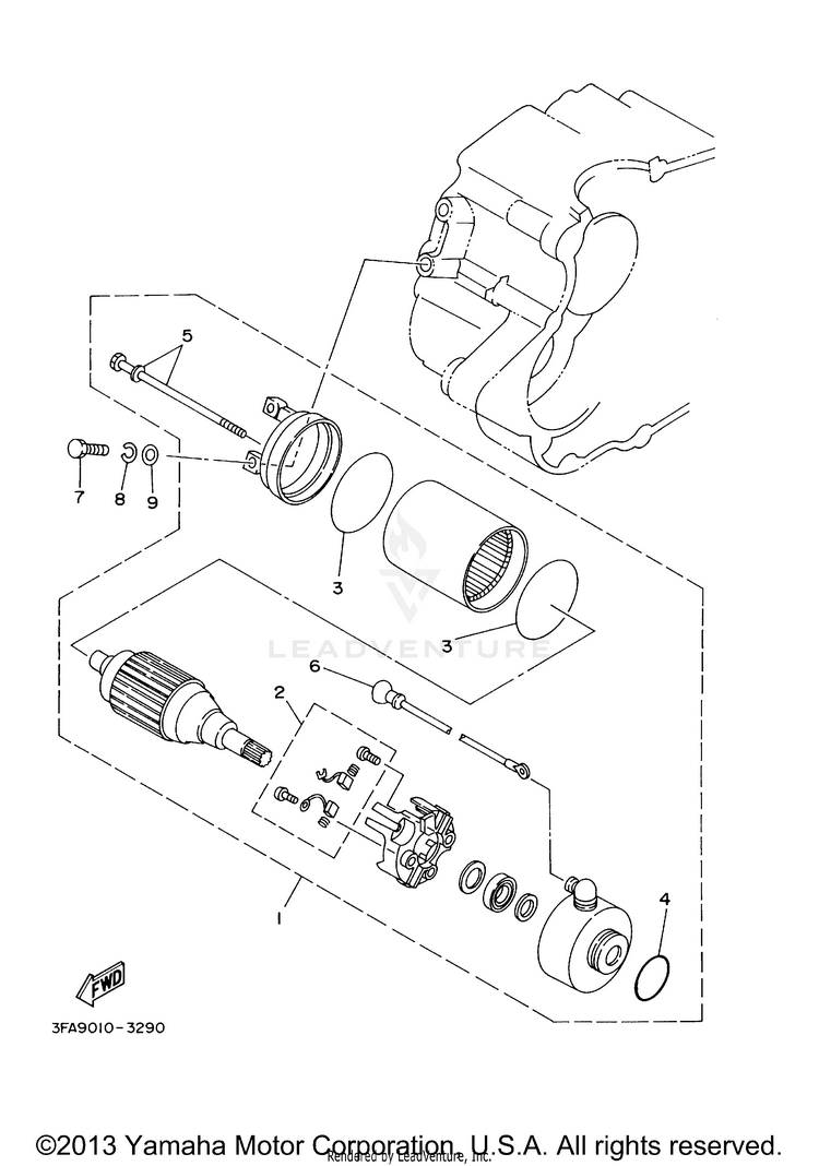 Starting Motor Schematic