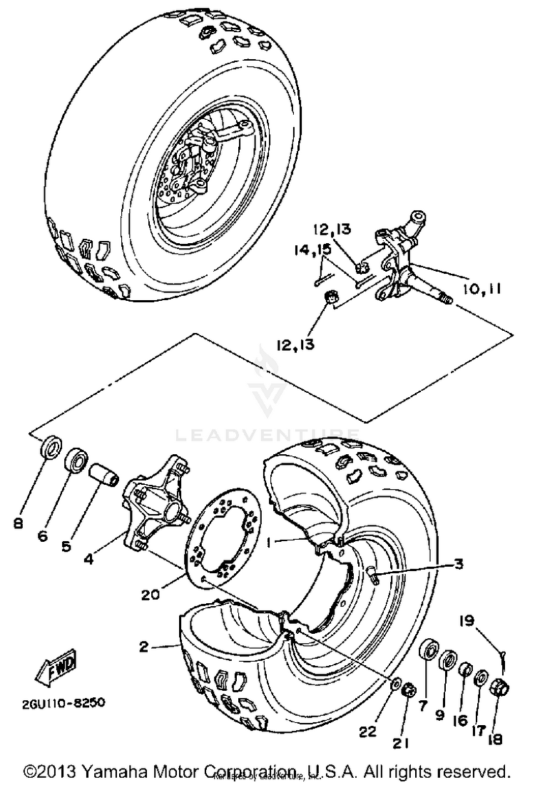 Front Wheel Schematic
