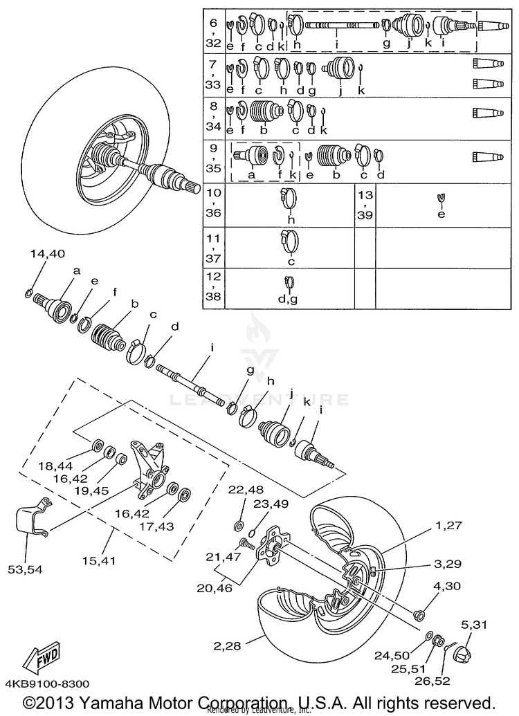Front Wheel Schematic