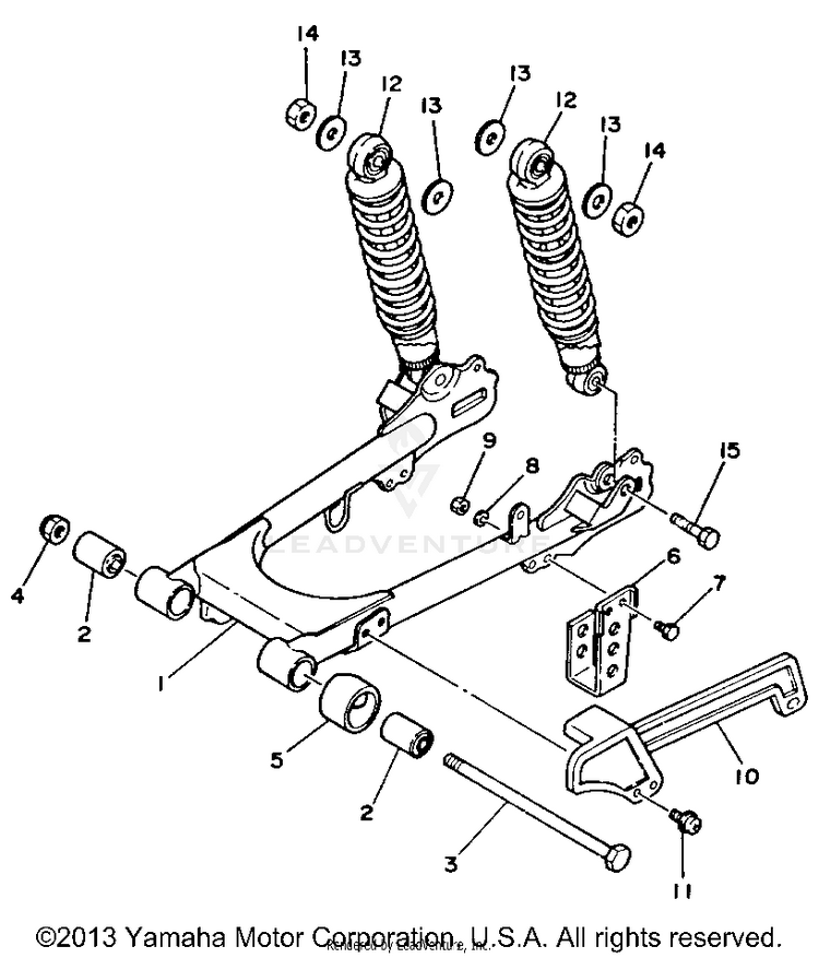Swing Arm - Suspension Schematic