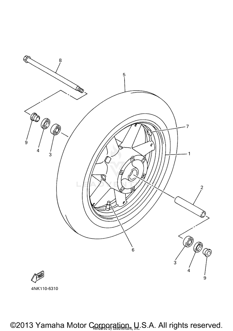 Front Wheel Schematic