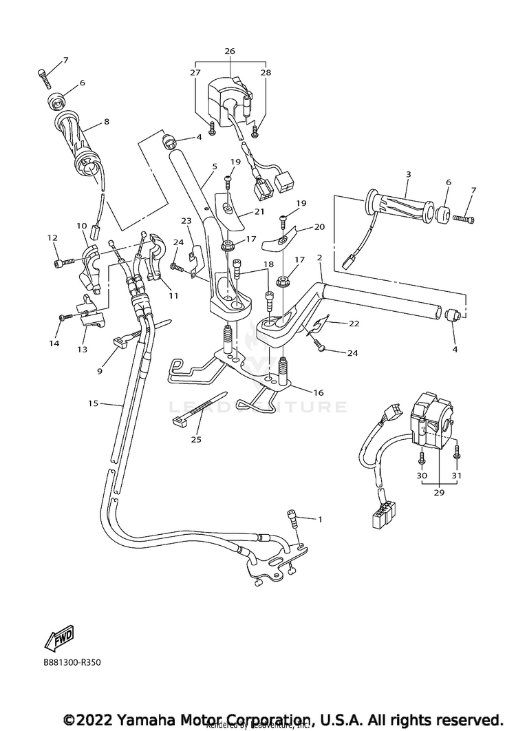 Steering Handle Cable Schematic